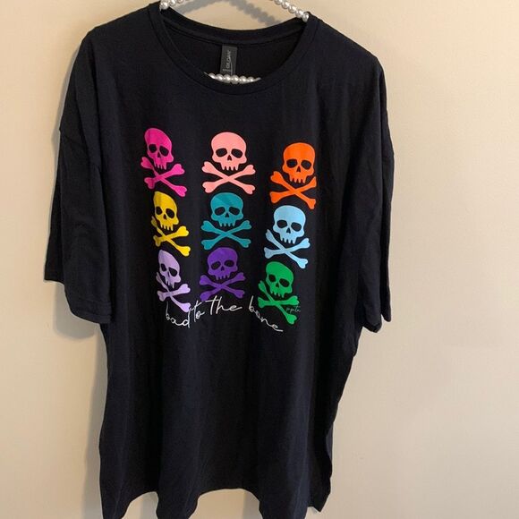 Bad to the bone skull tshirt size 3x nwt - Picture 1 of 3